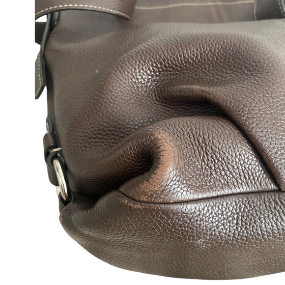 Coach 100% Leather Duffle Cross Body Bag - Picture 7 of 11